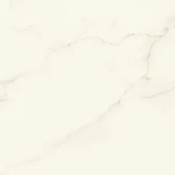 Ro'Ma Carrelage Carrelage effet Marbre Blanc Calacatta Divino 120x120x0,9 cm Silk Montira - Sol et mur intérieur (vendu par carton de 2,88 m²) - R- Carrelage Sol Effet Marbre