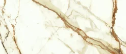 Ro'Ma Carrelage Carrelage effet Marbre Blanc Calacatta Supreme 120x50x0,85 cm Silk Faventa - Mur intérieur (vendu par carton de 1,8 m²) - RO'MA CA- Carrelage Mural Effet Marbre