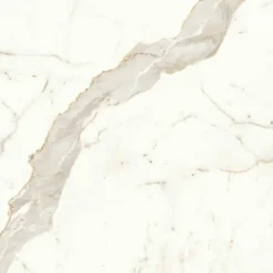Ro'Ma Carrelage Carrelage Sol Effet Marbre<Carrelage effet Marbre Blanc Calacatta Prima 60x60x0,9 cm Silk Faventa - Sol et mur intérieur (vendu par carton de 1,08 m²) - RO'M
