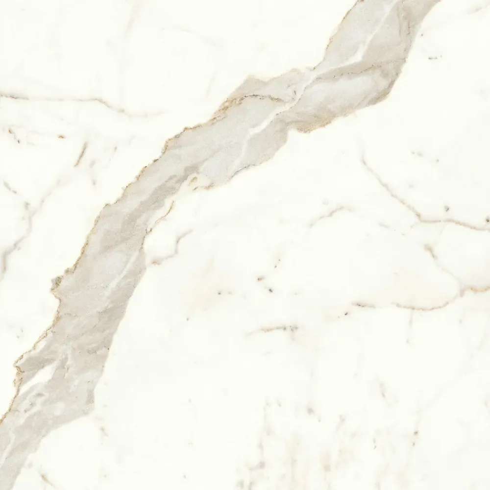 Ro'Ma Carrelage Carrelage Sol Effet Marbre<Carrelage effet Marbre Blanc Calacatta Prima 60x60x0,9 cm Silk Faventa - Sol et mur intérieur (vendu par carton de 1,08 m²) - RO'M