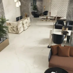 Ro'Ma Carrelage Carrelage Mural Effet Marbre<Carrelage effet Marbre Blanc Calacatta Divino 278x120x0,6 cm Brillant Montira - Mur intérieur (vendu par carton de 3,336 m²) - RO'