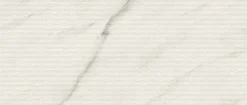 Ro'Ma Carrelage Carrelage Mural Effet Marbre|Carrelage Mural Pour Cuisine<Carrelage effet Marbre 3D Blanc Calacatta Armonia Stripe 120x50x0,85 cm Mat Venerio - Mur intérieur (vendu par carton de 1,8 m²) -