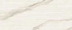 Ro'Ma Carrelage Carrelage effet Marbre 3D Blanc Calacatta Sublime Claw 120x50x0,85 cm Mat Venerio - Mur intérieur (vendu par carton de 1,8 m²) - R- Carrelage Mural Effet Marbre
