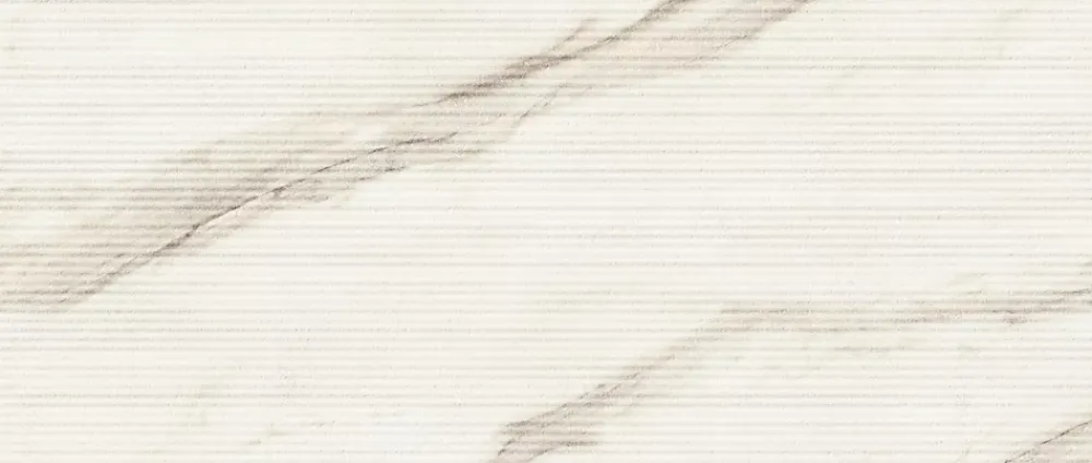 Ro'Ma Carrelage Carrelage effet Marbre 3D Blanc Calacatta Sublime Claw 120x50x0,85 cm Mat Venerio - Mur intérieur (vendu par carton de 1,8 m²) - R- Carrelage Mural Effet Marbre