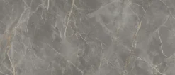 Ro'Ma Carrelage Carrelage effet Marbre Gris Titan 278x120x0,6 cm Silk Montira - Mur intérieur (vendu par carton de 3,336 m²) -- Carrelage Mural Effet Marbre