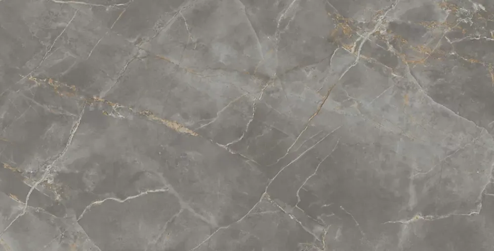 Ro'Ma Carrelage Carrelage Mural Effet Marbre<Carrelage effet Marbre Gris Titan 240x120x0,9 cm Brillant Montira - Mur intérieur (vendu par carton de 2,88 m²) -
