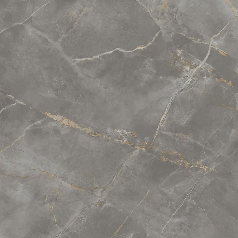 Ro'Ma Carrelage Carrelage effet Marbre Gris Titan 120x120x0,9 cm Brillant Montira - Sol et mur intérieur (vendu par carton de 2,88 m²) - RO'MA CAR- Carrelage Sol Pour Pièce À Vivre|Carrelage Sol Effet Marbre