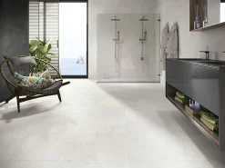 Tinker Carrelage Sol Effet Métal<Carrelage Effet métal Roof blanc Lappato 60x60 cm