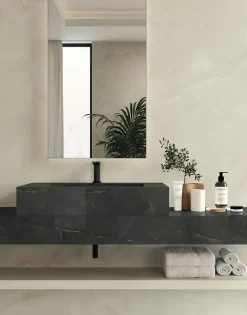 Ro'Ma Carrelage Carrelage Mural Effet Pierre<Carrelage effet Onyx Blanc Opalin 278x120x0,6 cm Brillant Nerolio - Mur intérieur (vendu par carton de 3,336 m²) -