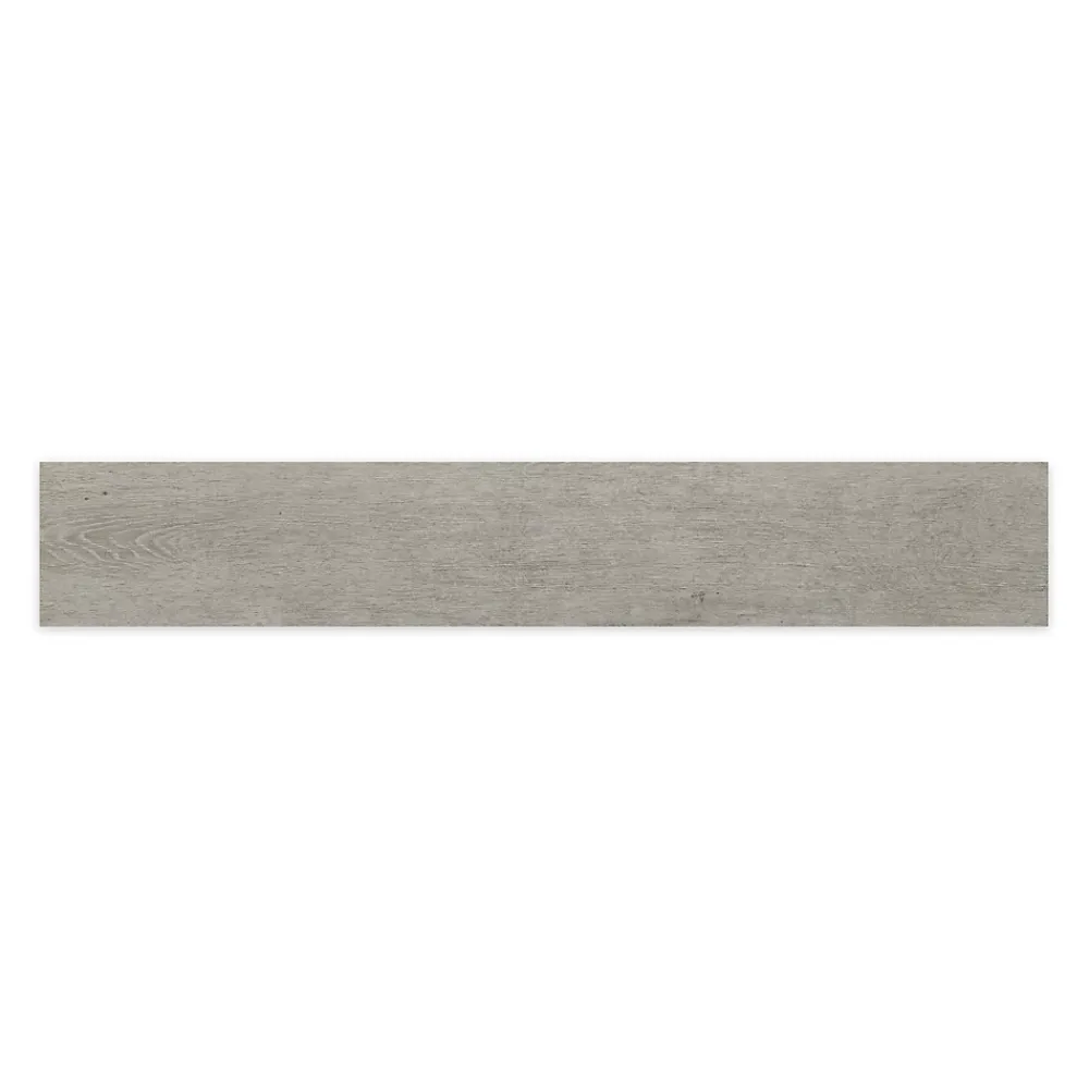 Ro'Ma Carrelage Carrelage effet Parquet Bois Gris Cendré 151x24x0,9 cm In&Out Lunerol - Sol et mur intérieur et Sol extérieur -- Carrelage Sol Effet Bois