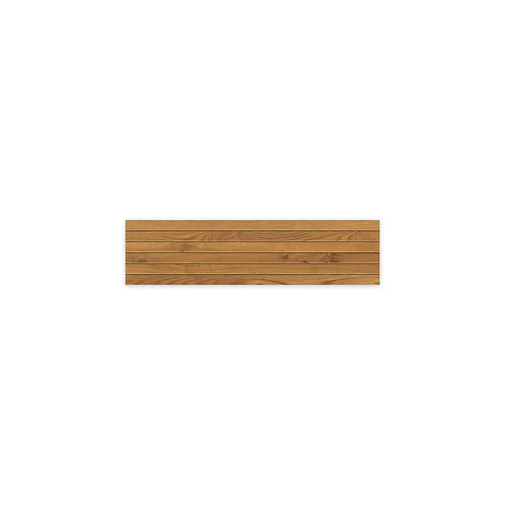 Ro'Ma Carrelage Carrelage effet Parquet Bois Chêne Caramel Stripe 75x18,5x0,9 cm Mat Bravino - Sol et mur intérieur (vendu par carton de 0,555 m²)- Carrelage Sol Effet Bois