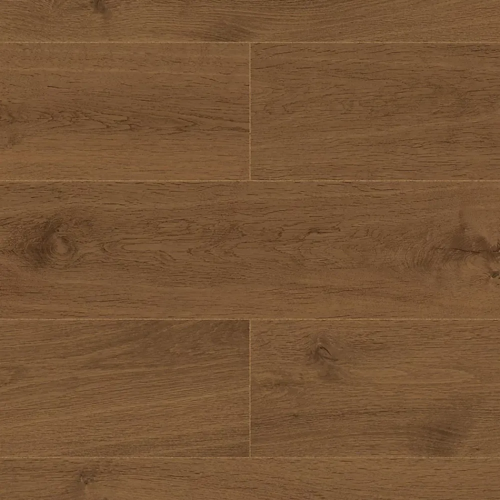 Ro'Ma Carrelage Carrelage effet Parquet Bois Chêne Cognac 120x20x0,9 cm Mat Lorenta - Sol et mur intérieur (vendu par carton de 1,44 m²) - RO'MA C- Carrelage Sol Effet Bois