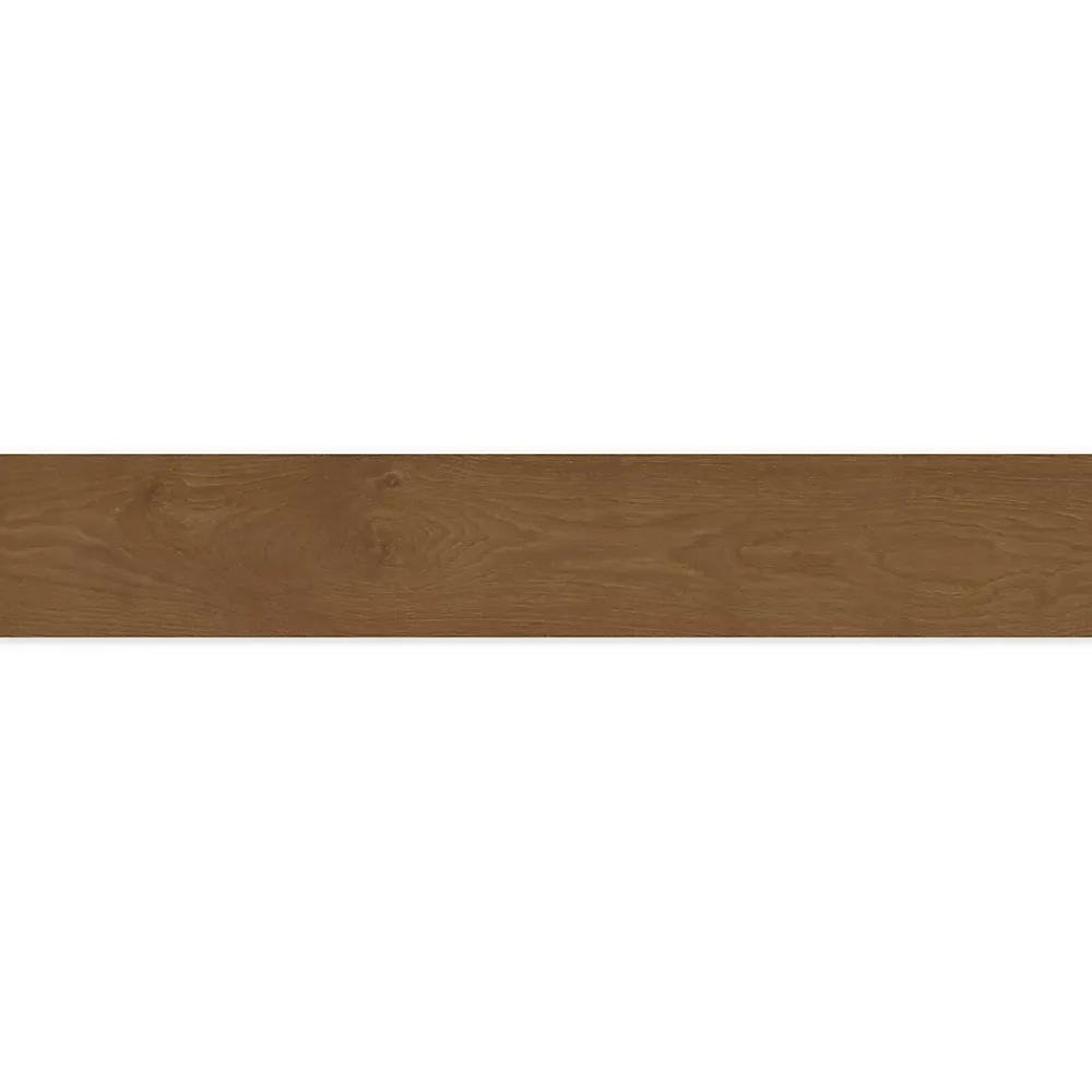 Ro'Ma Carrelage Carrelage effet Parquet Bois Chêne Cognac 120x20x0,9 cm Mat Lorenta - Sol et mur intérieur (vendu par carton de 1,44 m²) - RO'MA C- Carrelage Sol Effet Bois