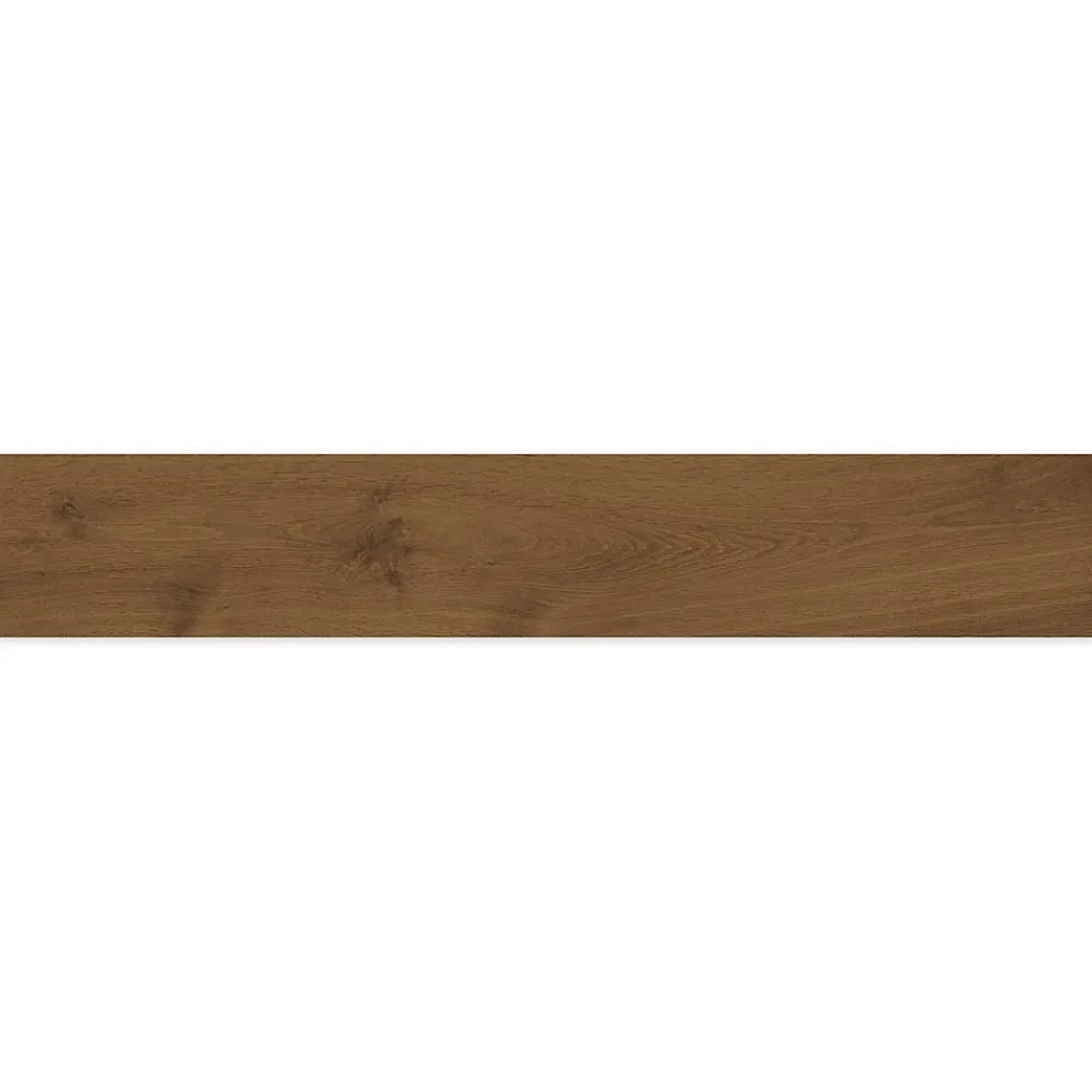 Ro'Ma Carrelage Carrelage effet Parquet Bois Chêne Cognac 120x20x0,9 cm Mat Lorenta - Sol et mur intérieur (vendu par carton de 1,44 m²) - RO'MA C- Carrelage Sol Effet Bois