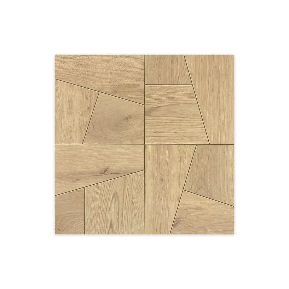 Ro'Ma Carrelage Carrelage Sol Effet Bois<Carrelage effet Parquet Bois Chêne Ivoire Quadra 56,1x56,1x0,95 cm Mat Bravino - Sol et mur intérieur (vendu par carton de 0,629 m