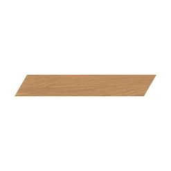 Ro'Ma Carrelage Carrelage effet Parquet Bois Chêne Cannella Chevron Pointe de Hongrie 45x7,5x0,9 cm Mat Cedrano - Sol et mur intérieur (vendu par- Carrelage Sol Effet Bois