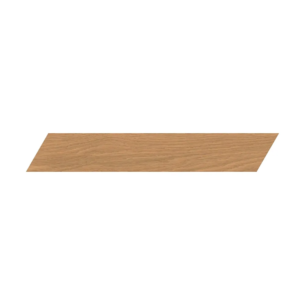 Ro'Ma Carrelage Carrelage effet Parquet Bois Chêne Cannella Chevron Pointe de Hongrie 45x7,5x0,9 cm Mat Cedrano - Sol et mur intérieur (vendu par- Carrelage Sol Effet Bois