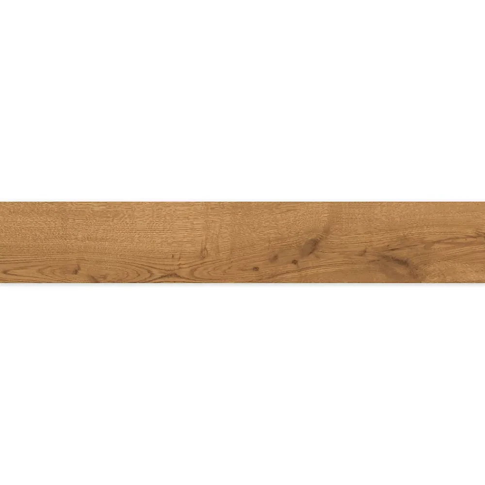 Ro'Ma Carrelage Carrelage effet Parquet Bois Chêne Caramel 120x20x0,9 cm Mat Bravino - Sol et mur intérieur (vendu par carton de 1,44 m²) - RO'MA- Carrelage Sol Effet Bois
