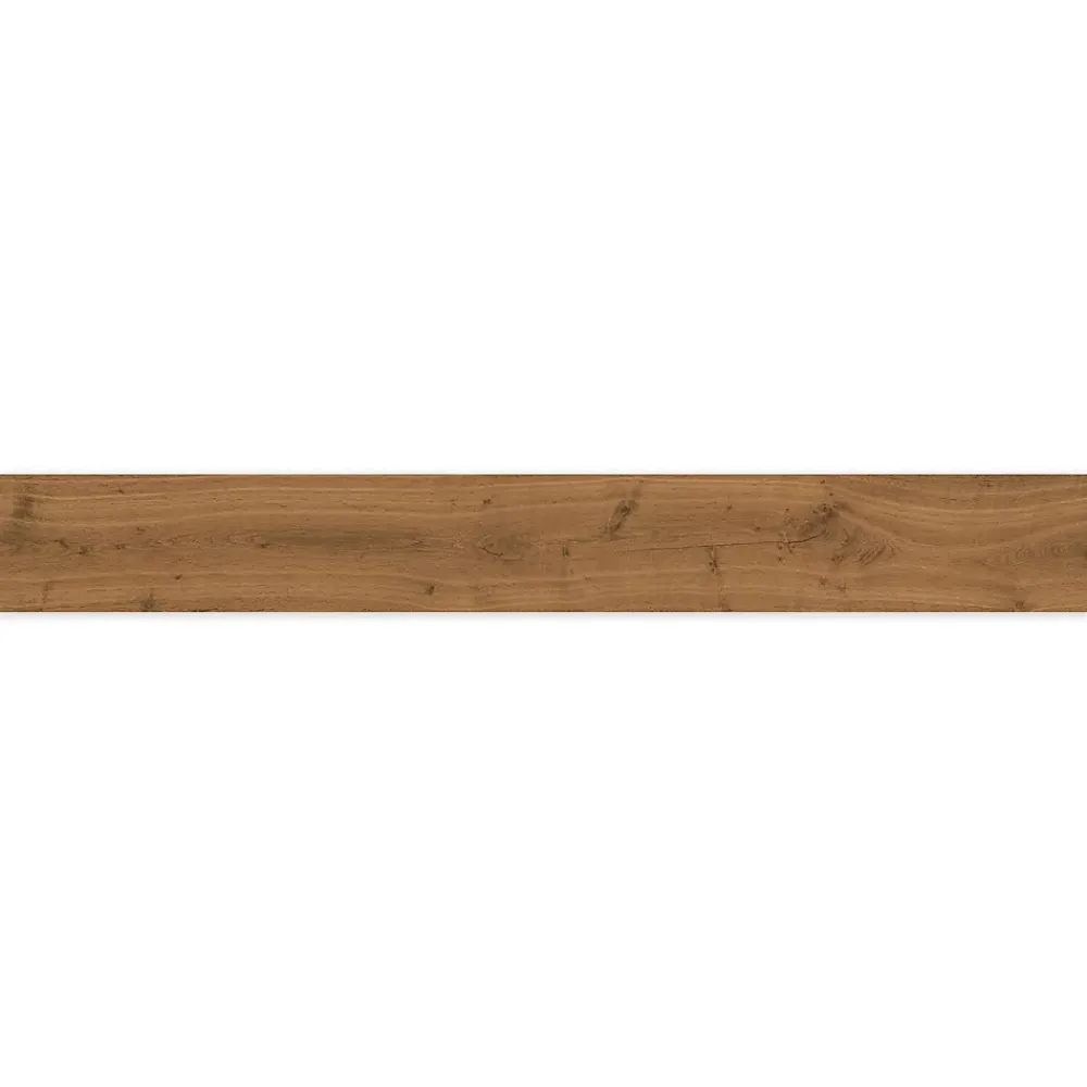 Ro'Ma Carrelage Carrelage effet Parquet Bois Chêne Cognac 150x18,5x0,9 cm Mat Lorenta - Sol et mur intérieur (vendu par carton de 1,11 m²) - RO'MA- Carrelage Sol Effet Bois