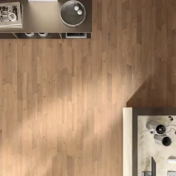 Ro'Ma Carrelage Carrelage effet Parquet Bois Chêne Antico Chevron Pointe de Hongrie 45x7,5x0,9 cm Mat Cedrano - Sol et mur intérieur (vendu par ca- Carrelage Sol Effet Bois