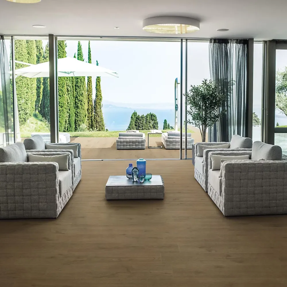 Ro'Ma Carrelage Carrelage Sol Effet Bois|Carrelage Sol Pour Pièce À Vivre<Carrelage effet Parquet Bois Chêne Fumé Rustic 120x20x0,9 cm Mat Forenza - Sol et mur intérieur (vendu par carton de 1,44 m²) - RO