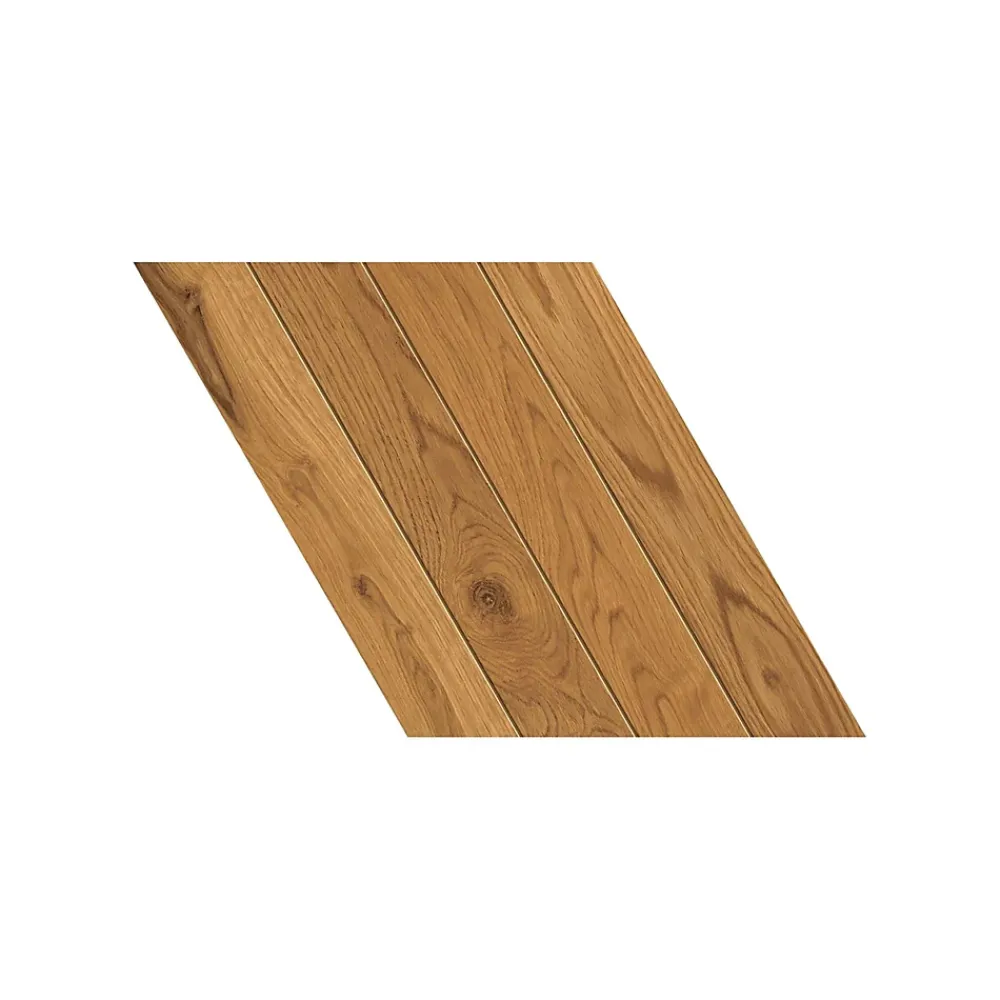 Ro'Ma Carrelage Carrelage effet Parquet Bois Chêne Caramel Chevron Pointe de Hongrie 45x32,5x0,95 cm Mat Bravino - Sol et mur intérieur (vendu par- Carrelage Sol Effet Bois