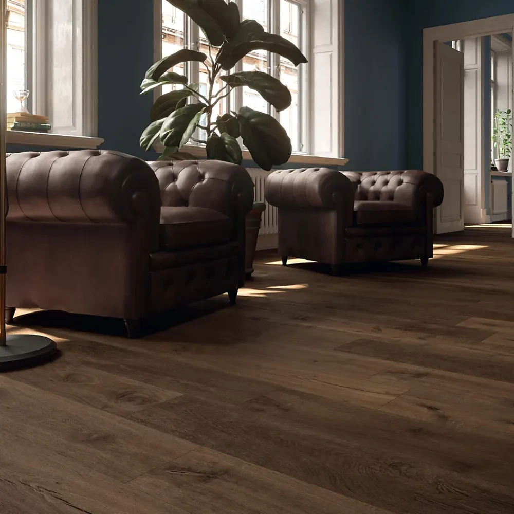 Ro'Ma Carrelage Carrelage Sol Effet Bois<Carrelage effet Parquet Bois Chêne Cuir 150x18,5x0,9 cm Mat Lorenta - Sol et mur intérieur (vendu par carton de 1,11 m²) - RO'MA C