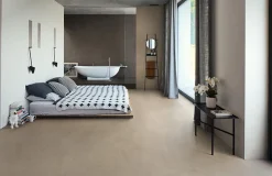 Ro'Ma Carrelage Carrelage effet Pierre Calcaire Beige Sable 120x120x0,9 cm Mat Domella - Sol et mur intérieur (vendu par carton de 2,88 m²) - RO'M- Carrelage Sol Effet Pierre