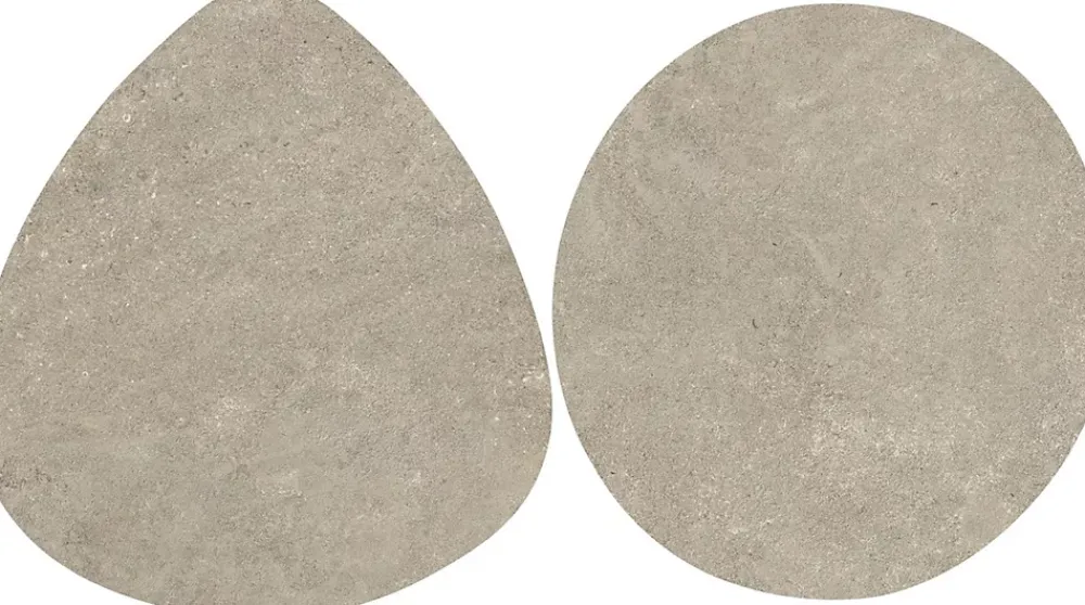 Ro'Ma Carrelage Carrelage effet Pierre Calcaire Gris Ombre Galets XL 59,5x59,5x0,9 cm Rocalta - Sol extérieur (vendu par carton de 1,022 m²) - RO'- Carrelage Extérieur Et Terrasse
