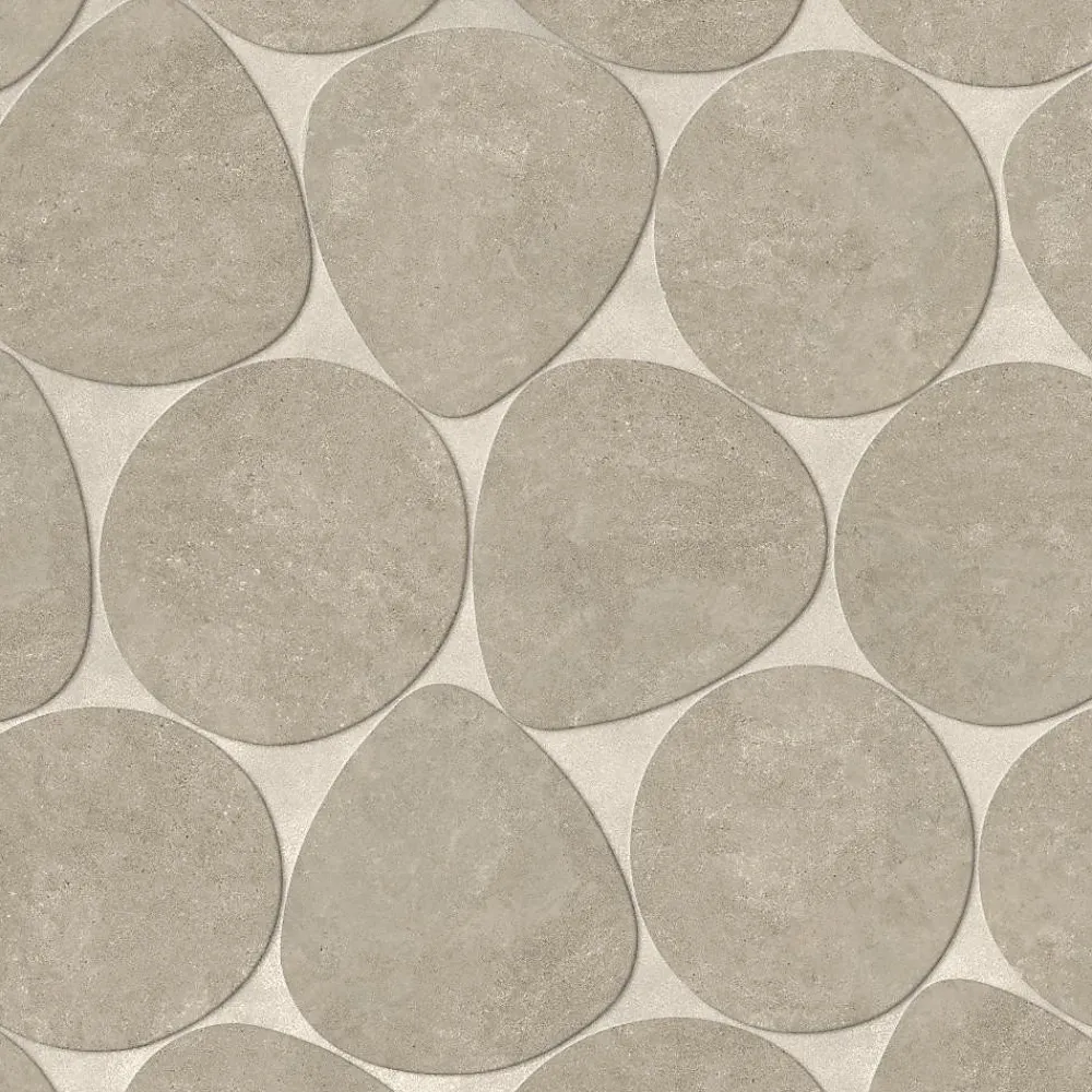Ro'Ma Carrelage Carrelage effet Pierre Calcaire Gris Ombre Galets XL 59,5x59,5x0,9 cm Rocalta - Sol extérieur (vendu par carton de 1,022 m²) - RO'- Carrelage Extérieur Et Terrasse