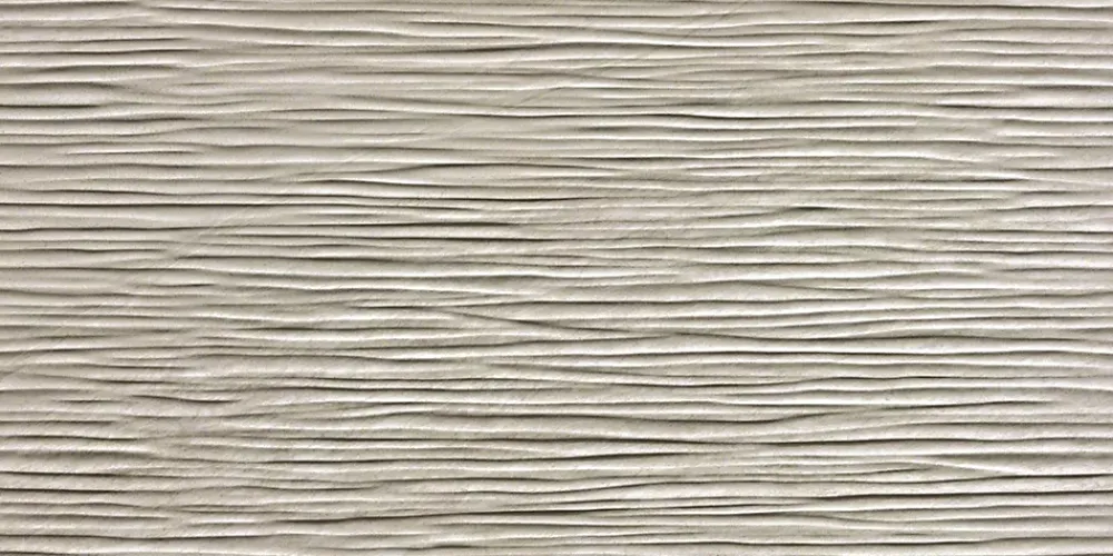 Ro'Ma Carrelage Carrelage effet Pierre 3D Quartzite Gris Silver Ocean 80x40x1 cm Mat Teravio - Mur intérieur (vendu par carton de 1,28 m²) - RO'MA- Carrelage Mural Effet Pierre