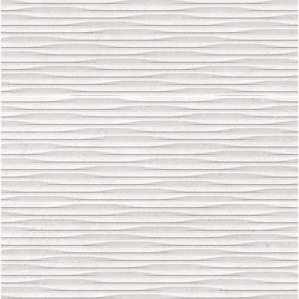 Ro'Ma Carrelage Carrelage effet Pierre 3D Gris Perle Linea 100x33,3x0,98 cm Orvigny - Mur intérieur -- Carrelage Mural Effet Pierre