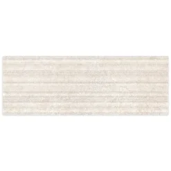 Ro'Ma Carrelage Carrelage effet Pierre 3D Beige Coquille Curve 100x33,3x0,98 cm Torvane - Mur intérieur -- Carrelage Mural Pour Pièce À Vivre
