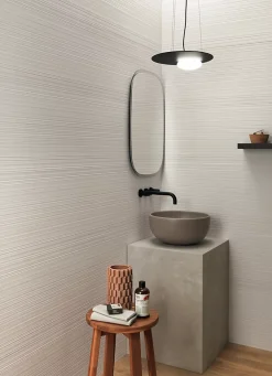 Ro'Ma Carrelage Carrelage Mural Effet Pierre<Carrelage effet Pierre 3D Blanc Scalpo 80x40x0,85 cm Mat Volenza - Mur intérieur (vendu par carton de 1,28 m²) -