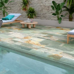 Aelle Carrelage Carrelage Sol Effet Pierre<Carrelage effet pierre naturelle de bali 30x60 cm MYK-AS GREEN