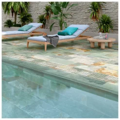 Aelle Carrelage Carrelage Sol Effet Pierre<Carrelage effet pierre naturelle de bali 30x60 cm MYK-AS GREEN