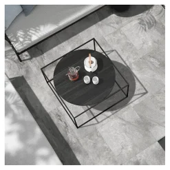 Aelle Carrelage Carrelage effet pierre naturelle de bali 30x60 cm MYK-AS GREY- Carrelage Sol Effet Pierre