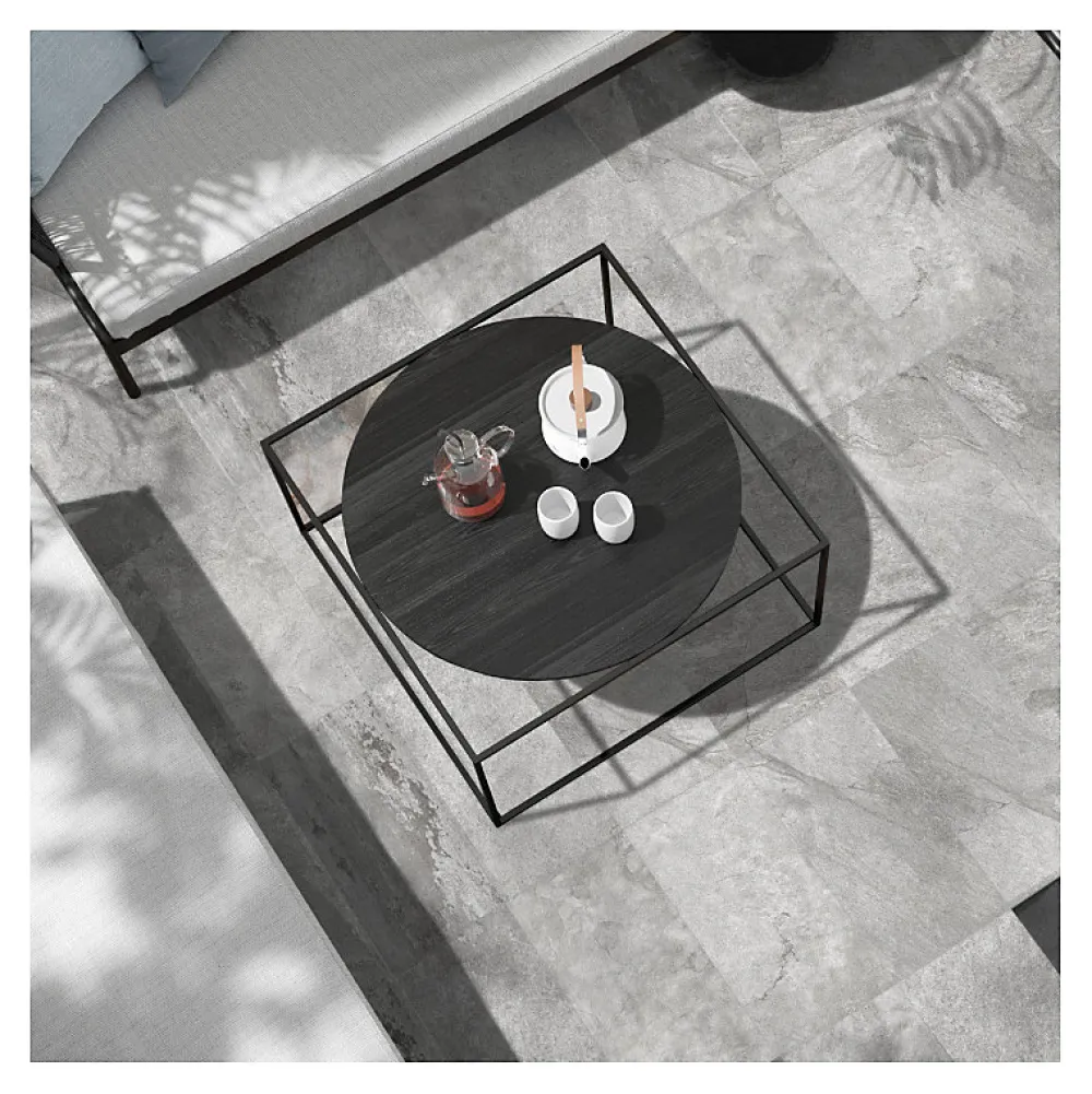 Aelle Carrelage Carrelage effet pierre naturelle de bali 30x60 cm MYK-AS GREY- Carrelage Sol Effet Pierre