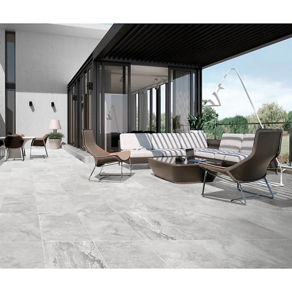 Aelle Carrelage Carrelage effet pierre naturelle de bali 30x60 cm MYK-AS GREY- Carrelage Sol Effet Pierre