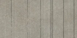 Ro'Ma Carrelage Carrelage effet Pierre Quartzite Gris Cendré Ridge 120x60x0,9 cm Mat Venturo - Mur intérieur (vendu par carton de 1,44 m²) - RO'MA- Carrelage Mural Effet Pierre
