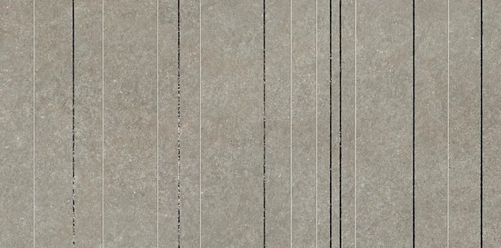Ro'Ma Carrelage Carrelage effet Pierre Quartzite Gris Cendré Ridge 120x60x0,9 cm Mat Venturo - Mur intérieur (vendu par carton de 1,44 m²) - RO'MA- Carrelage Mural Effet Pierre