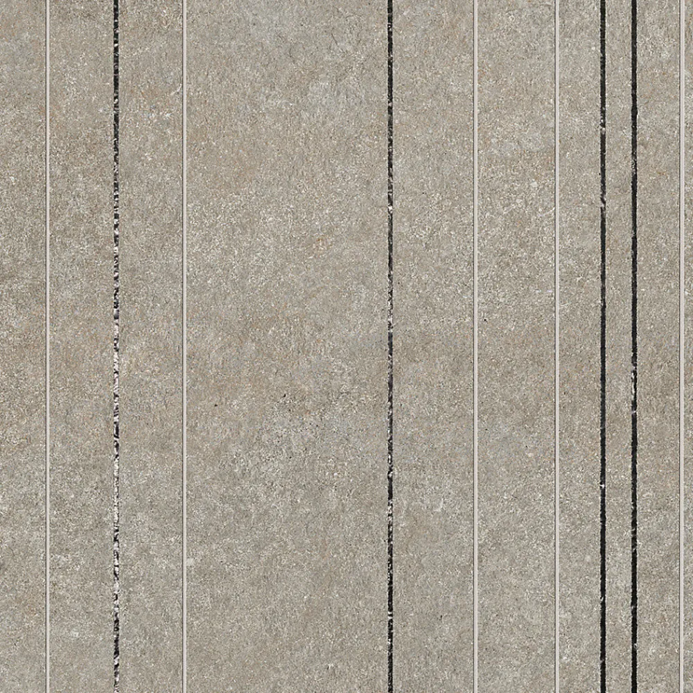 Ro'Ma Carrelage Carrelage effet Pierre Quartzite Gris Cendré Ridge 120x60x0,9 cm Mat Venturo - Mur intérieur (vendu par carton de 1,44 m²) - RO'MA- Carrelage Mural Effet Pierre