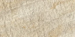 Ro'Ma Carrelage Carrelage effet Pierre Quartzite Gris Beige 60x30x0,9 cm Brut Salvero - Sol extérieur (vendu par carton de 1,26 m²) - RO'MA CARREL- Carrelage Extérieur Et Terrasse