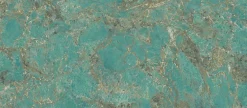 Ro'Ma Carrelage Carrelage effet Pierre Vert Amazonite 278x120x0,6 cm Brillant Florenza - Mur intérieur (vendu par carton de 3,336 m²) - RO'MA CARR- Carrelage Mural Effet Pierre