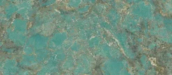 Ro'Ma Carrelage Carrelage effet Pierre Vert Amazonite 278x120x0,6 cm Brillant Florenza - Mur intérieur (vendu par carton de 3,336 m²) - RO'MA CARR- Carrelage Mural Effet Pierre
