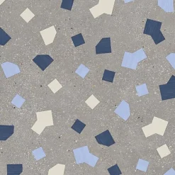 Les Carreaux De Jean  Carrelage Sol Effet Terrazzo<Carrelage Effet Terrazzo RICETTA 90x90 Rectifié Cenere - Les Carreaux de Jean