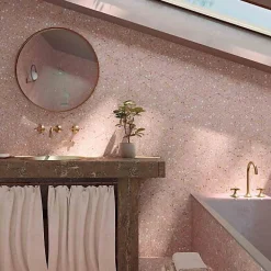 Les Carreaux De Jean Carrelage Sol Effet Terrazzo<Carrelage Effet Terrazzo Hexagonal AROUSA 25,8x29 Rosa - Les Carreaux de Jean