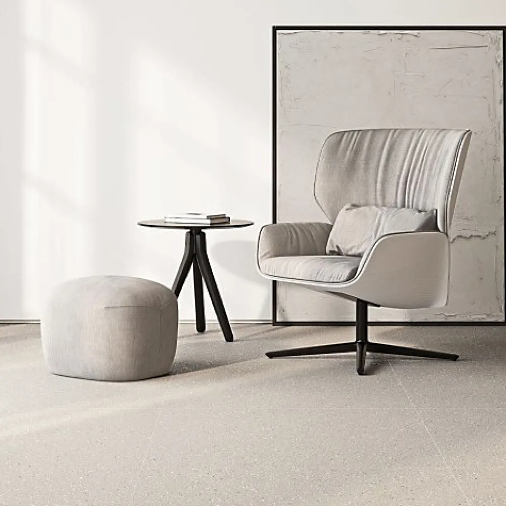 Les Carreaux De Jean Carrelage Effet Terrazzo POLS 60x60 Sand - Les Carreaux de Jean- Carrelage Sol Effet Terrazzo