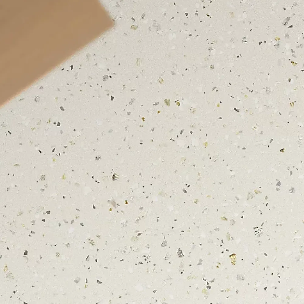 Les Carreaux De Jean Carrelage Effet Terrazzo POLS 60x60 White - Les Carreaux de Jean- Carrelage Sol Effet Terrazzo