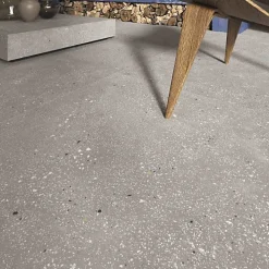 Les Carreaux De Jean Carrelage Effet Terrazzo AMA 60x60 Rectifié Cenere - Les Carreaux de Jean- Carrelage Sol Effet Terrazzo